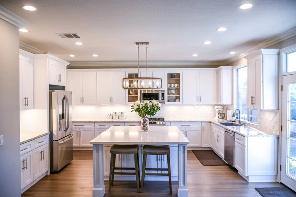 Designed Kitchen in Light Tones